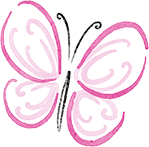 butterfly pink